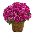 Rose Artificial Arrangement in Basket