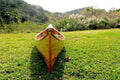 Wooden Canoe with Ribs 16