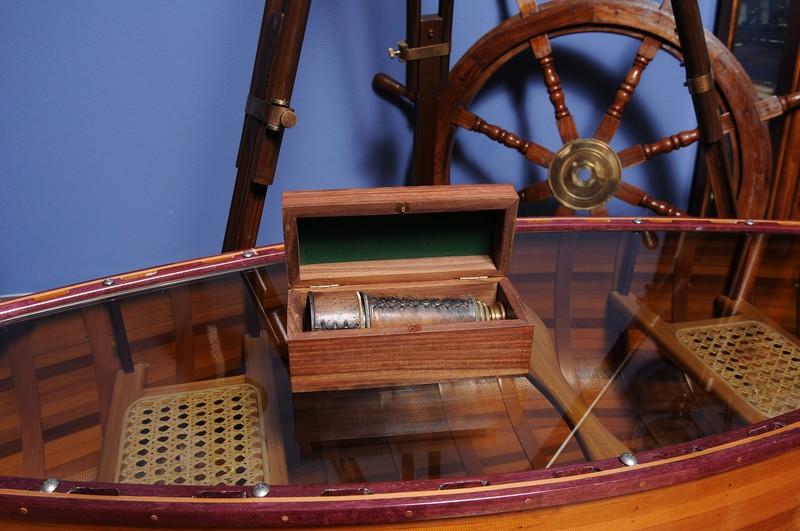 Handheld Telescope in wood box