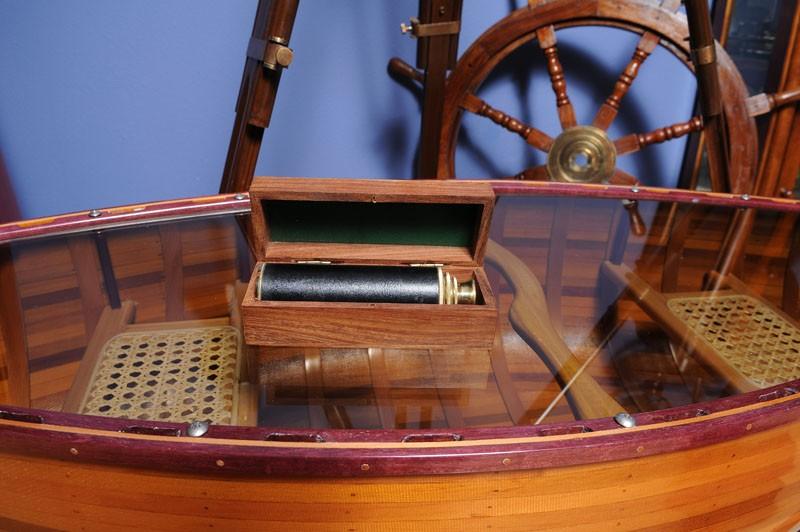 Handheld Telescope in wood box