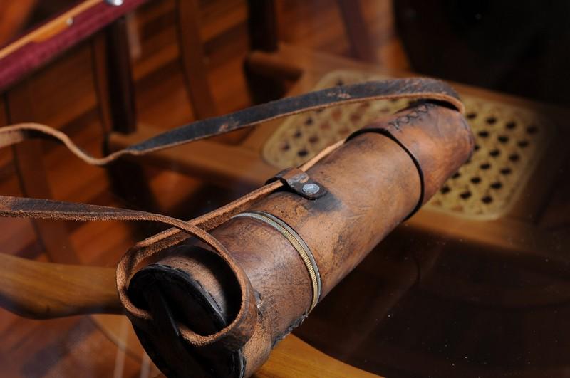 Handheld Telescope w leather overlay-15 inches