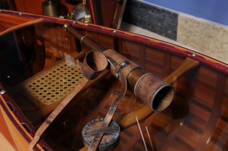 Handheld Telescope w leather overlay-15 inches