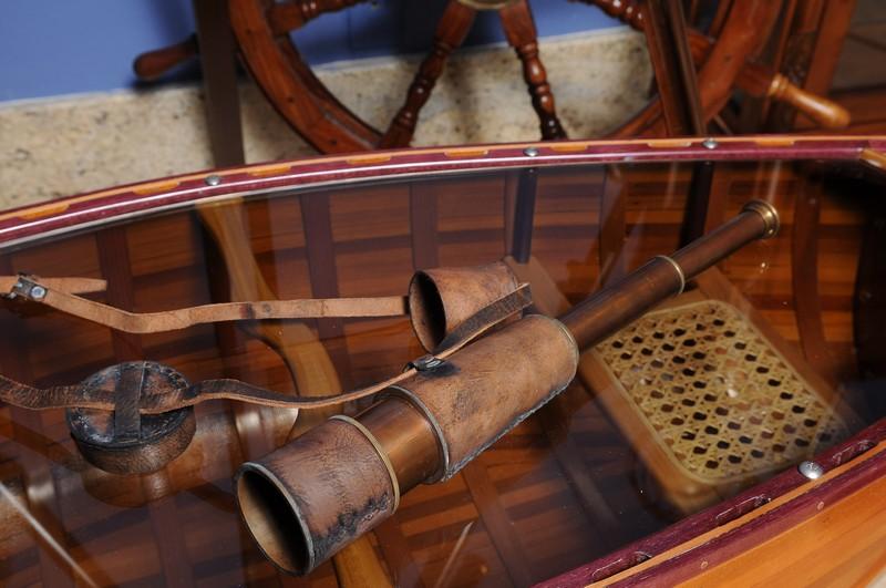 Handheld Telescope w leather overlay-15 inches