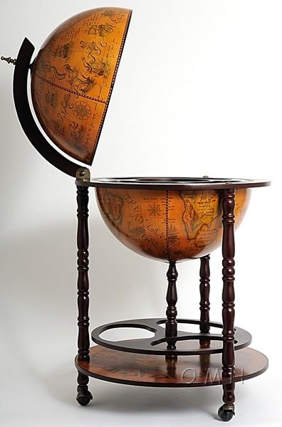Globe drink cabinet 17 3/4 inches