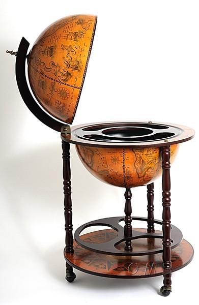 Globe drink cabinet 17 3/4 inches