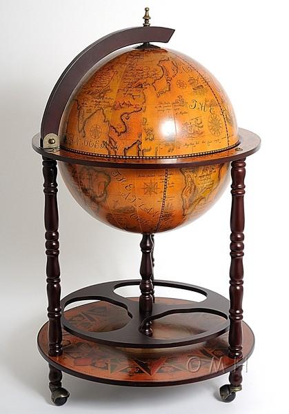 Globe drink cabinet 17 3/4 inches