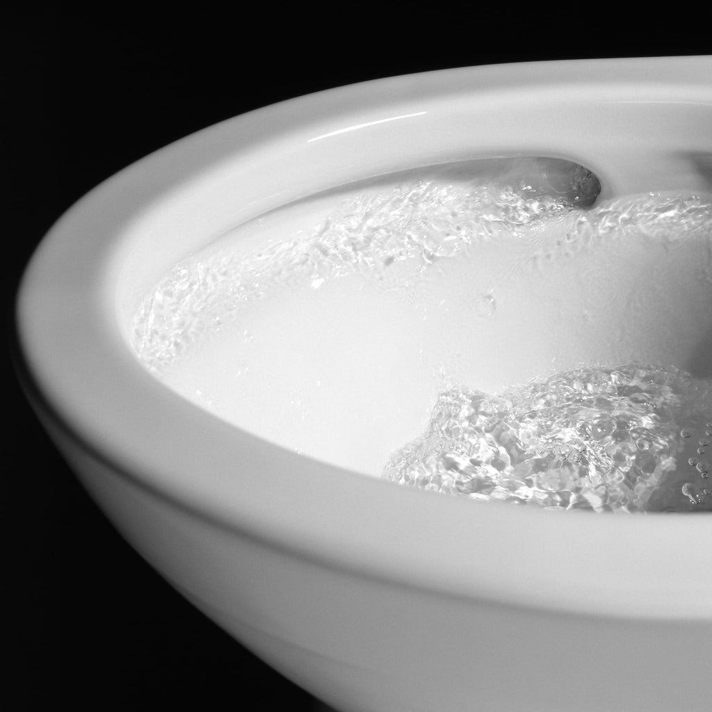 TOTO Drake Two-Piece 1.6 GPF Tornado Flush Toilet with SoftClose Seat, Washlet+ Ready