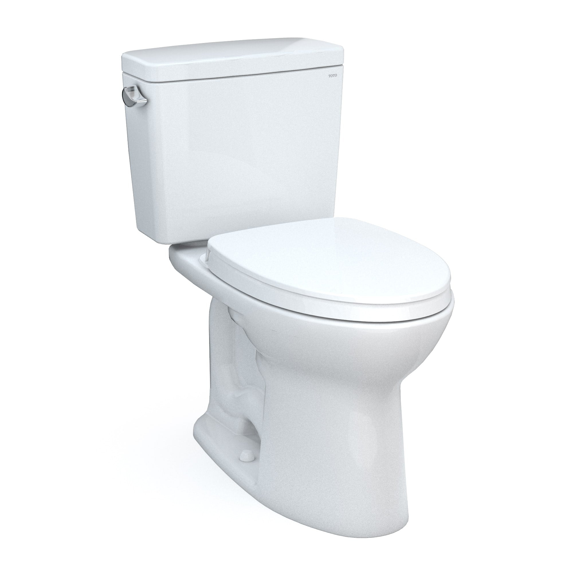 TOTO Drake Two-Piece 1.6 GPF Tornado Flush Toilet with SoftClose Seat, Washlet+ Ready