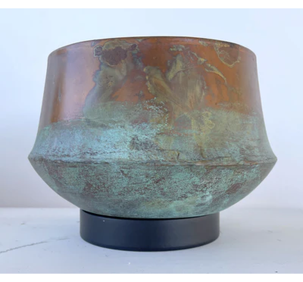 Modern Handcrafted Copper Table Lamp