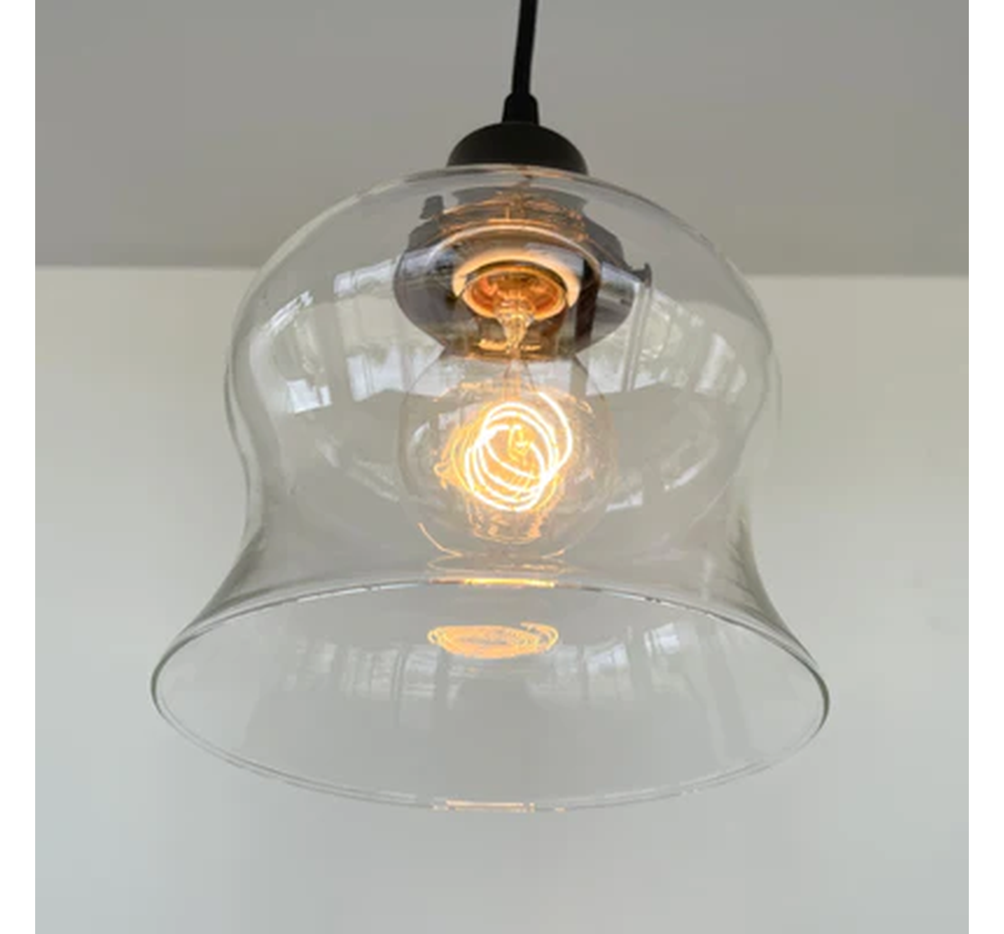 BELL Clear Glass Pendant Light