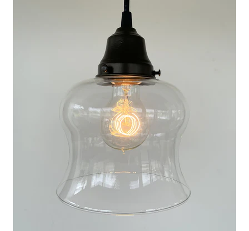 BELL Clear Glass Pendant Light