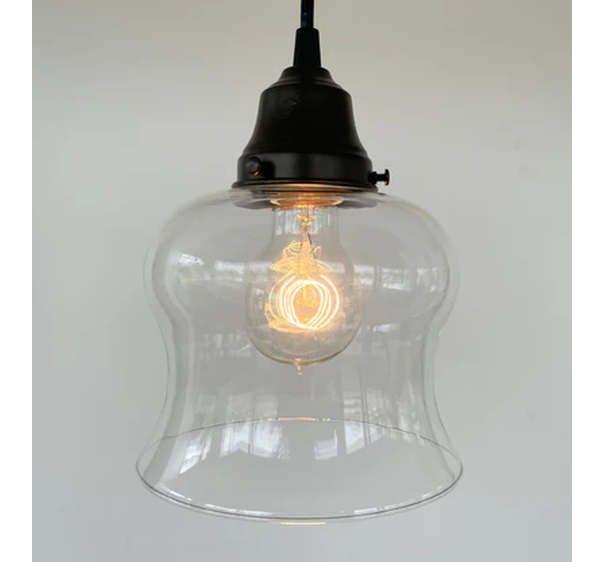 BELL Clear Glass Pendant Light