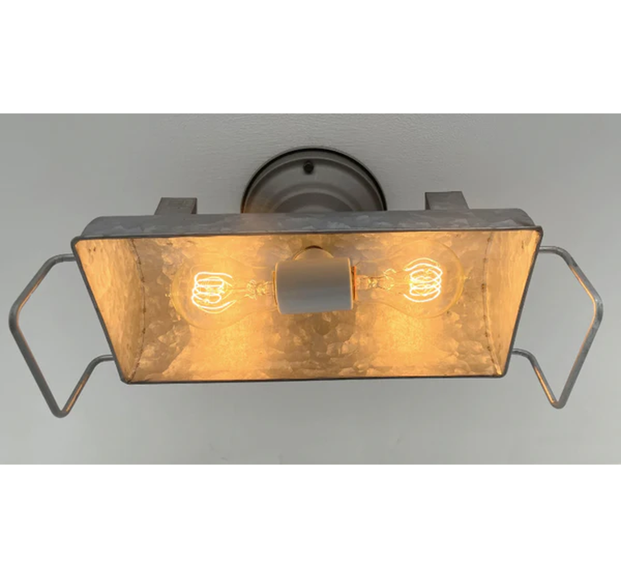 INDUSTRIAL GALVANIZED Ceiling Light Fixture
