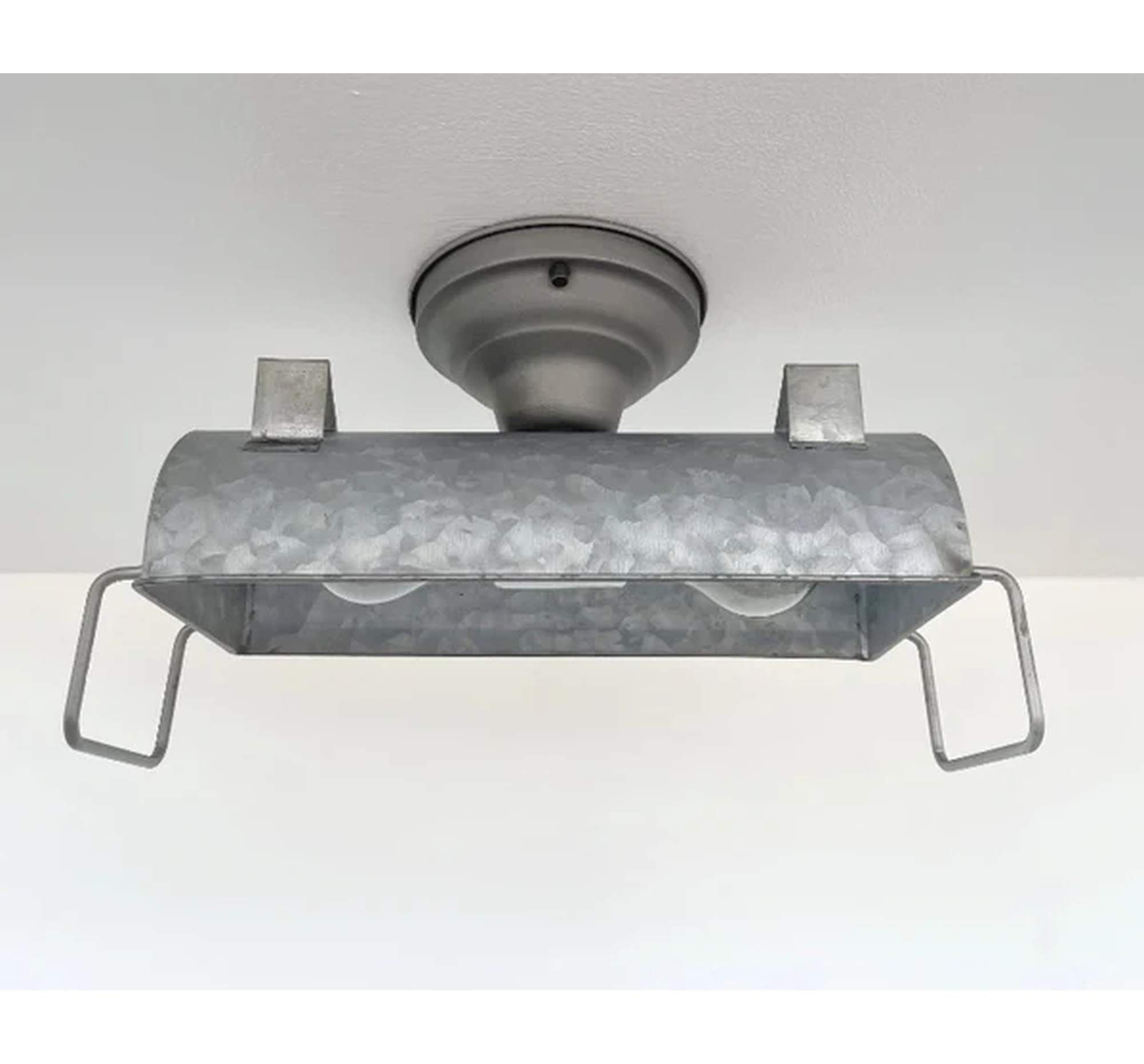INDUSTRIAL GALVANIZED Ceiling Light Fixture