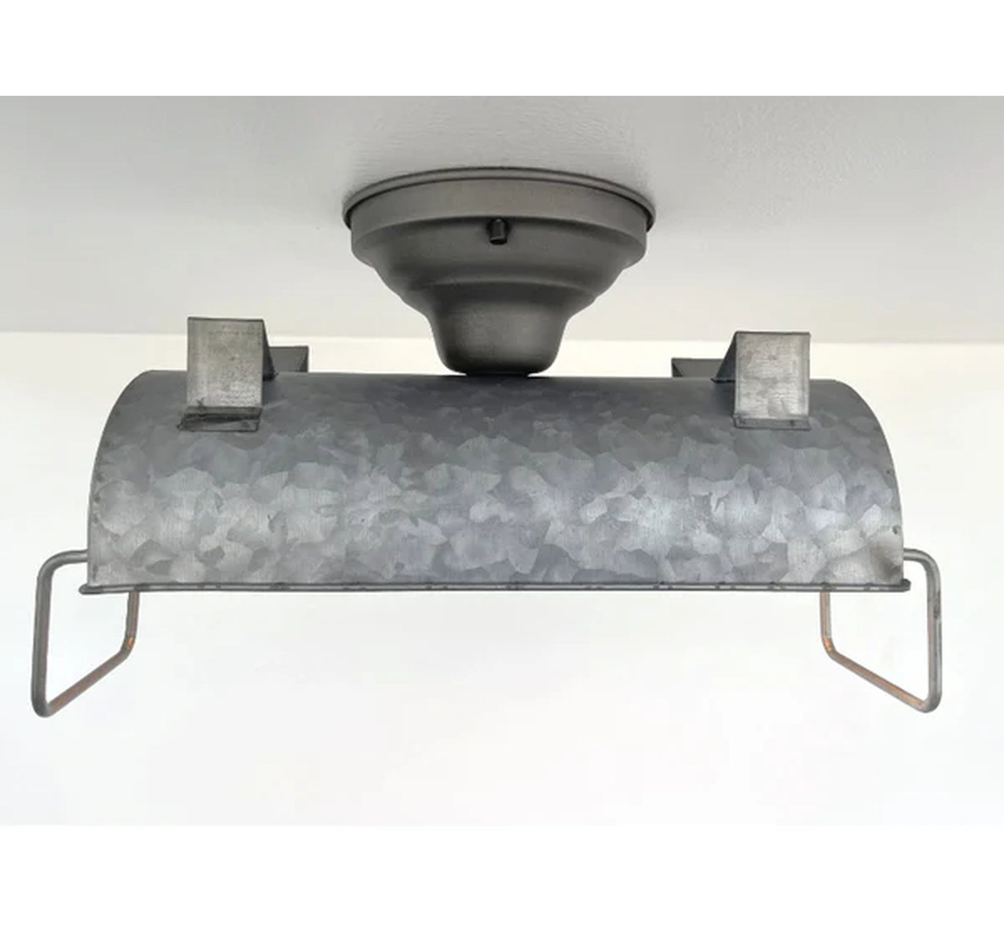INDUSTRIAL GALVANIZED Ceiling Light Fixture