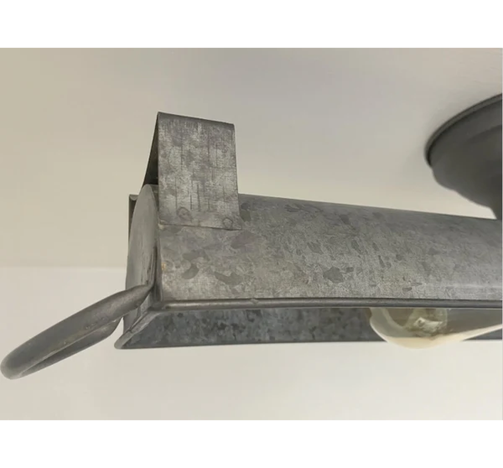 GALVANIZED DOME Ceiling Light Fixture (3 sizes)