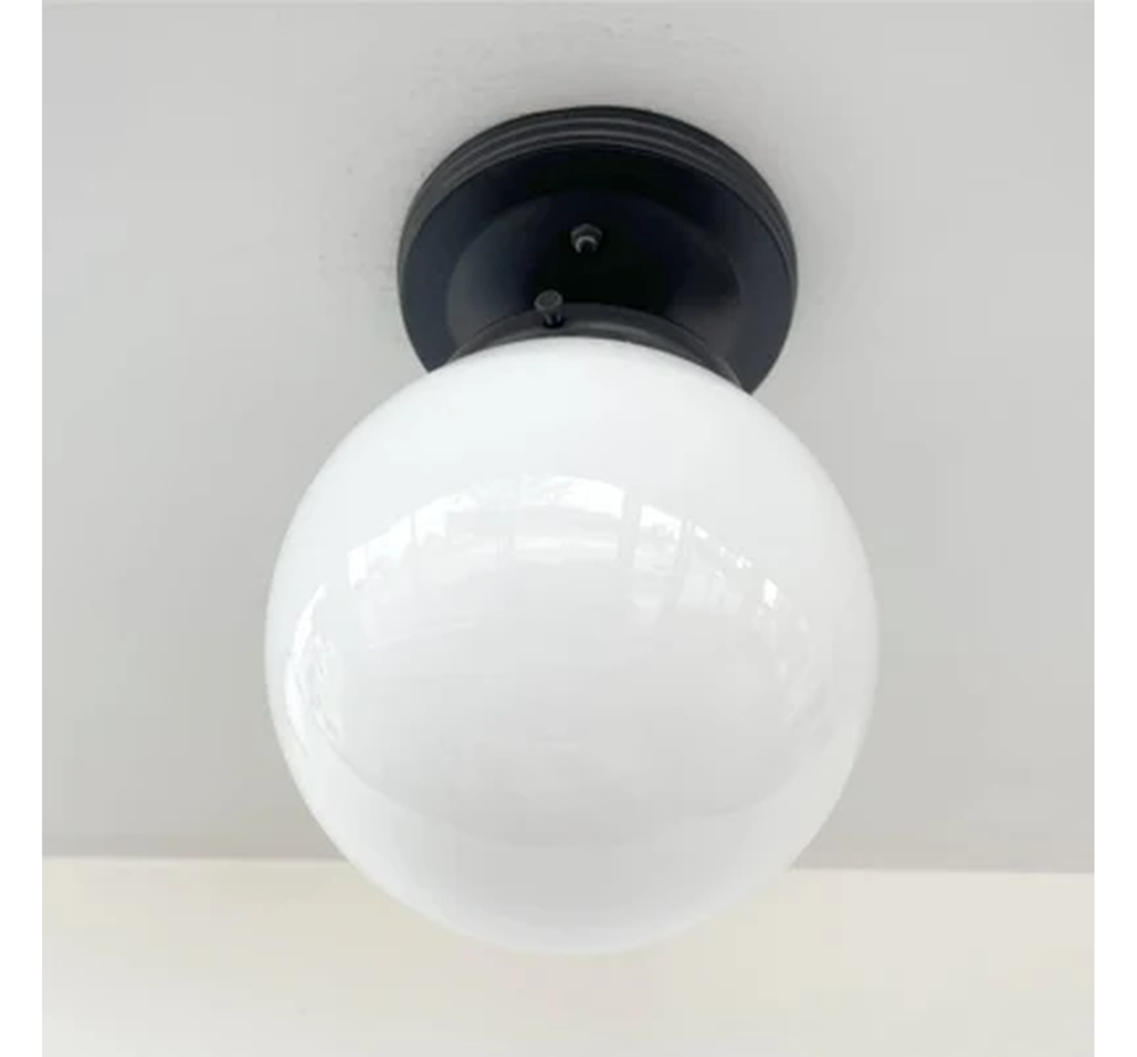 MODERN OPAL Schoolhouse Globe Ceiling Light