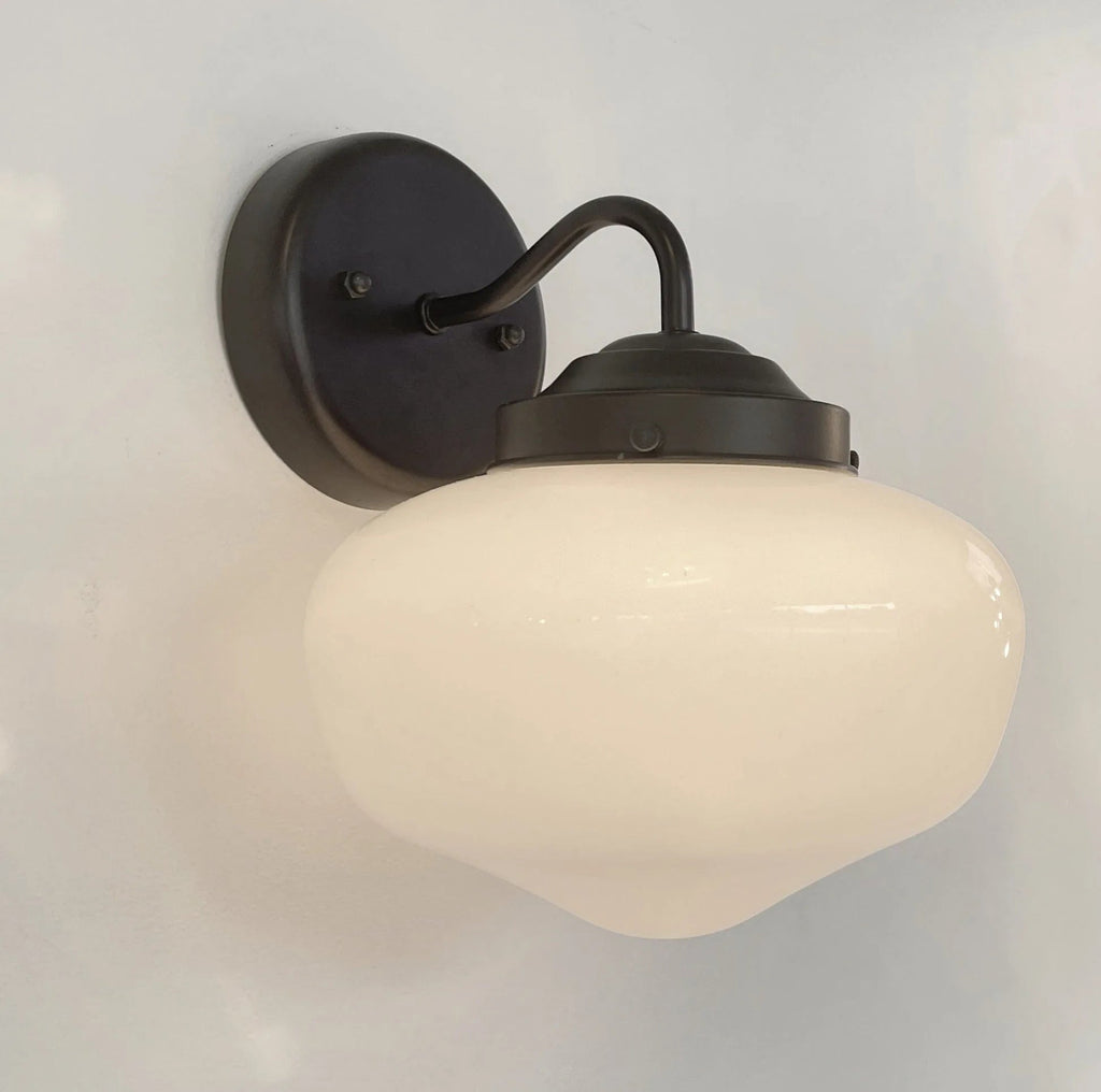 Modern Schoolhouse Sconce |8"| Wall Light