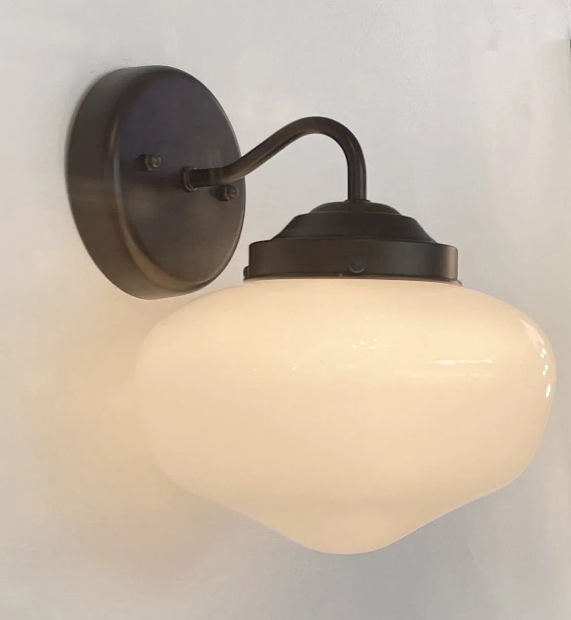 Modern Schoolhouse Sconce |8"| Wall Light