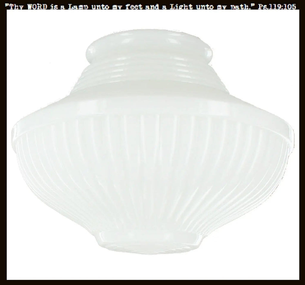 Traditional Milk Glass Replacement Globe