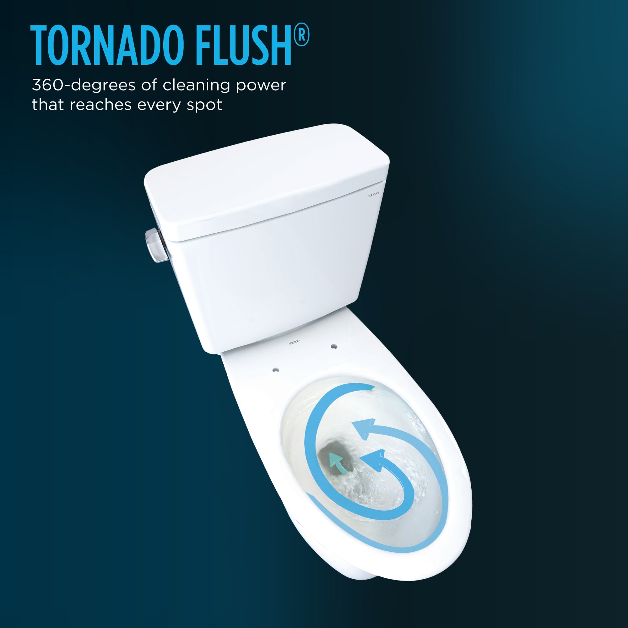 TOTO Drake Two-Piece 1.6 GPF Tornado Flush Toilet with SoftClose Seat, Washlet+ Ready