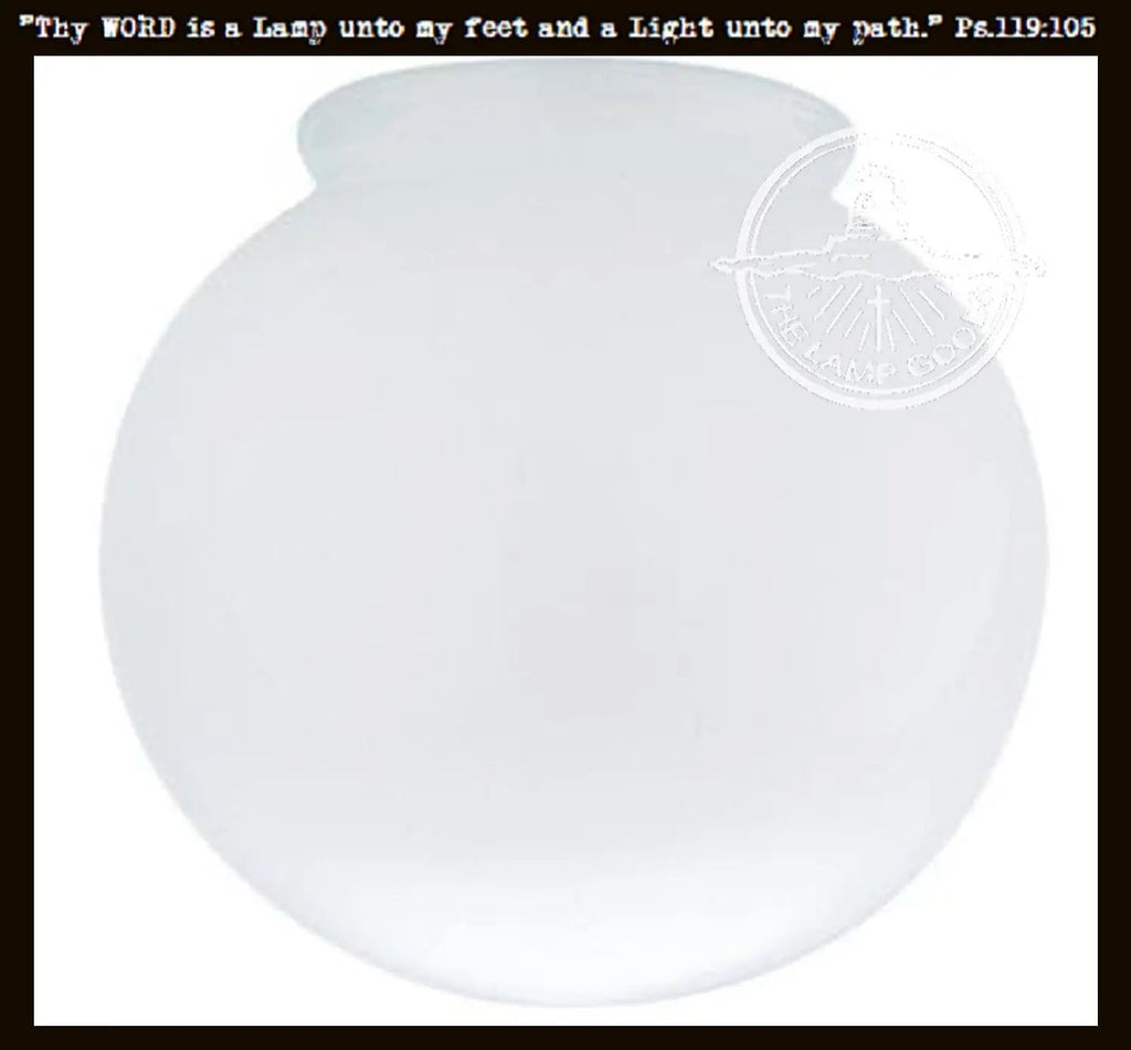 6" Milk Glass Replacement Globe