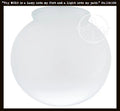 6" Milk Glass Replacement Globe