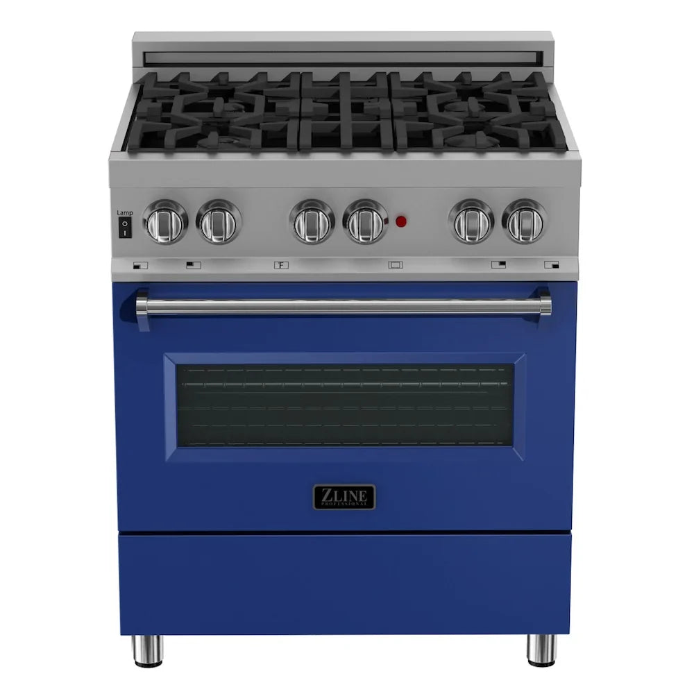 ZLINE 30" Bundle Range RAS-BM-30 & Range Hood 8654BM-30, 2KP-RASBMRH30