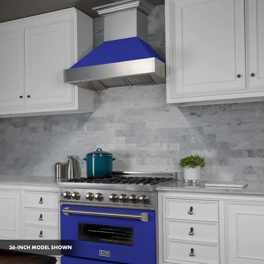 ZLINE 30" Bundle Range RAS-BM-30 & Range Hood 8654BM-30, 2KP-RASBMRH30