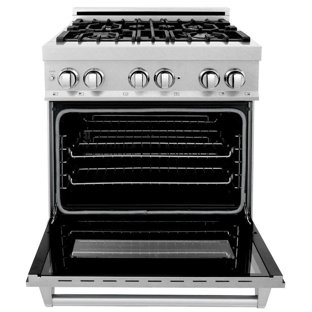 ZLINE 30" Bundle Range RAS-SN-30 & Range Hood 8654SN-30, 2KP-RASSNRH30