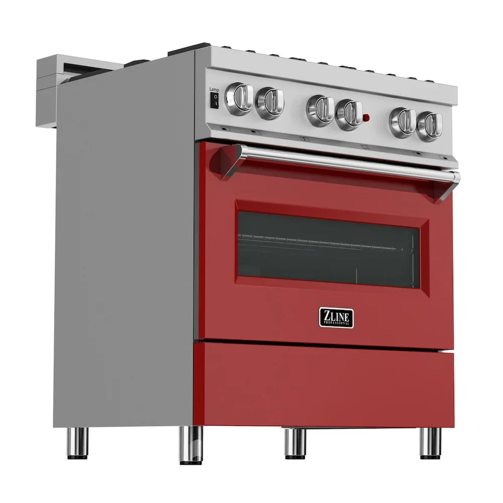 ZLINE 30" Bundle Range RAS-RM-30 & Range Hood 8654RM-30, 2KP-RASRMRH30