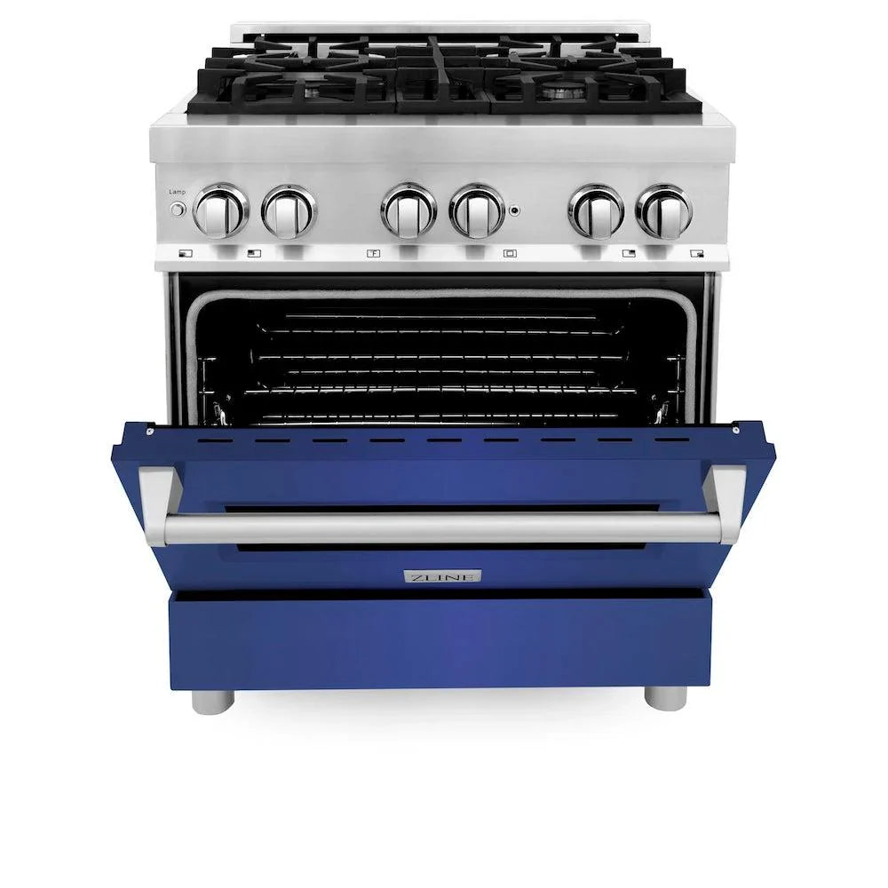 ZLINE 30" Bundle Range RA-BM-30 & Wall Range Hood KB-30, 2KP-RABMRH30