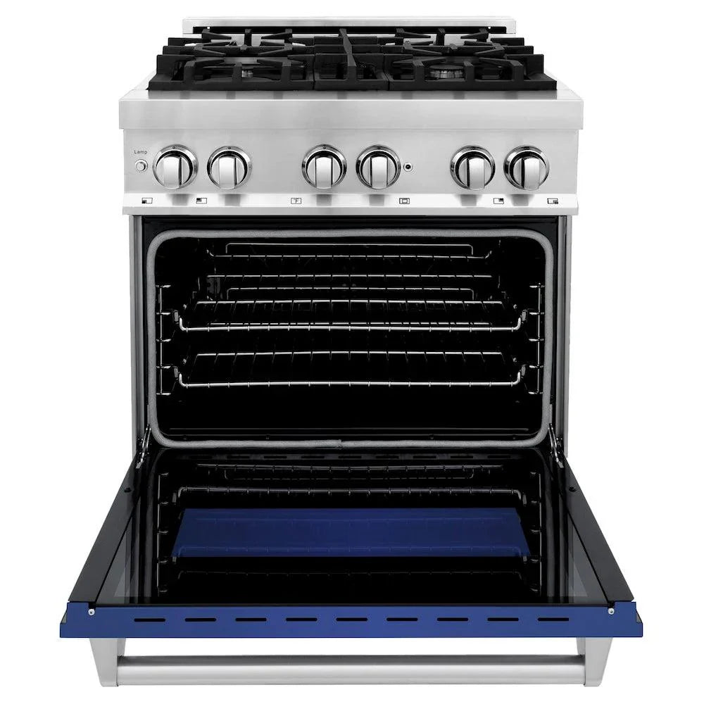 ZLINE 30" Bundle Range RA-BM-30 & Wall Range Hood KB-30, 2KP-RABMRH30