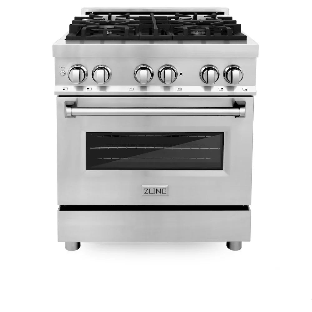 ZLINE 30 " Package Refrigerator, Range,Range Hood , Dishwasher,  4KPR-RARH30-DWV