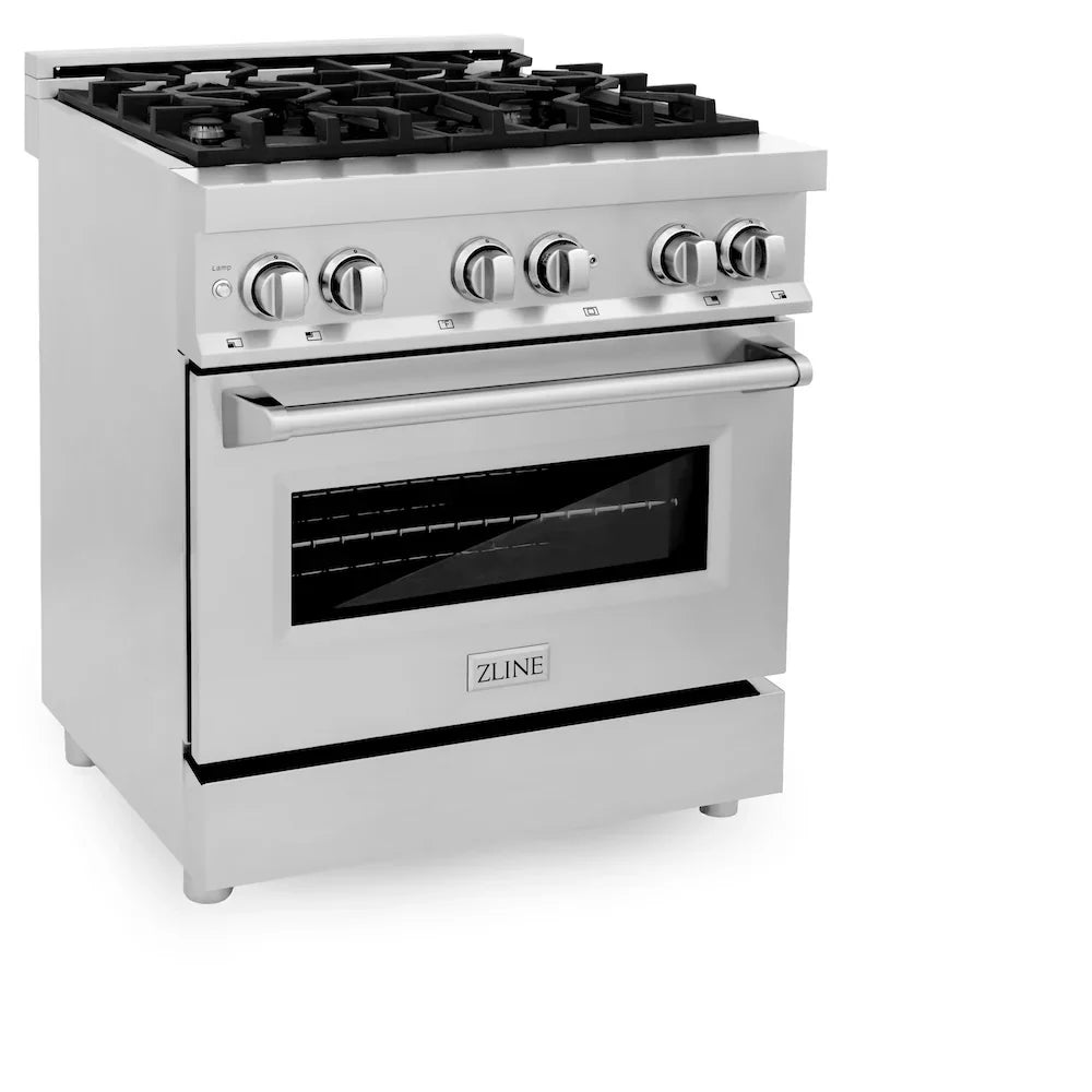 ZLINE 30" Bundle Range RA30 & Microwave MWO-OTR-H-30, 2KP-RAOTR30