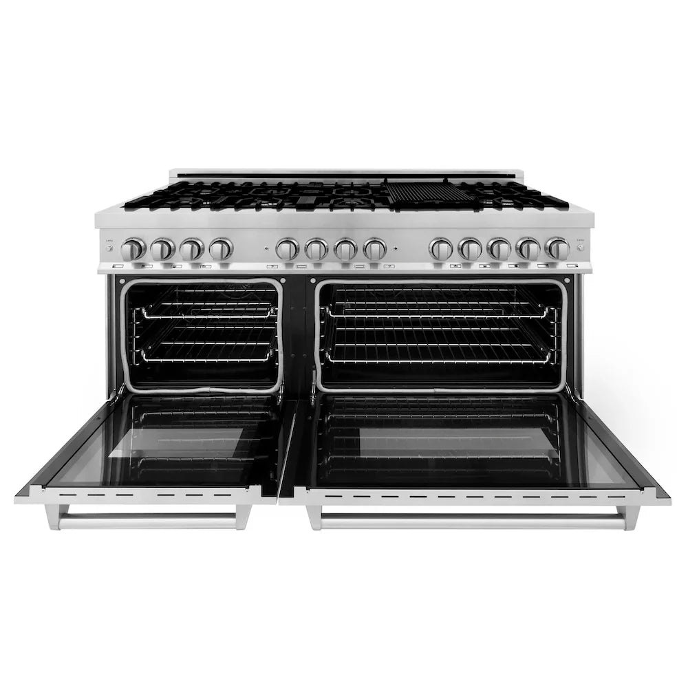 ZLINE Kitchen Package Refrigerator, Range,Range Hood , Dishwasher, 4KPR-RARH60-DWV