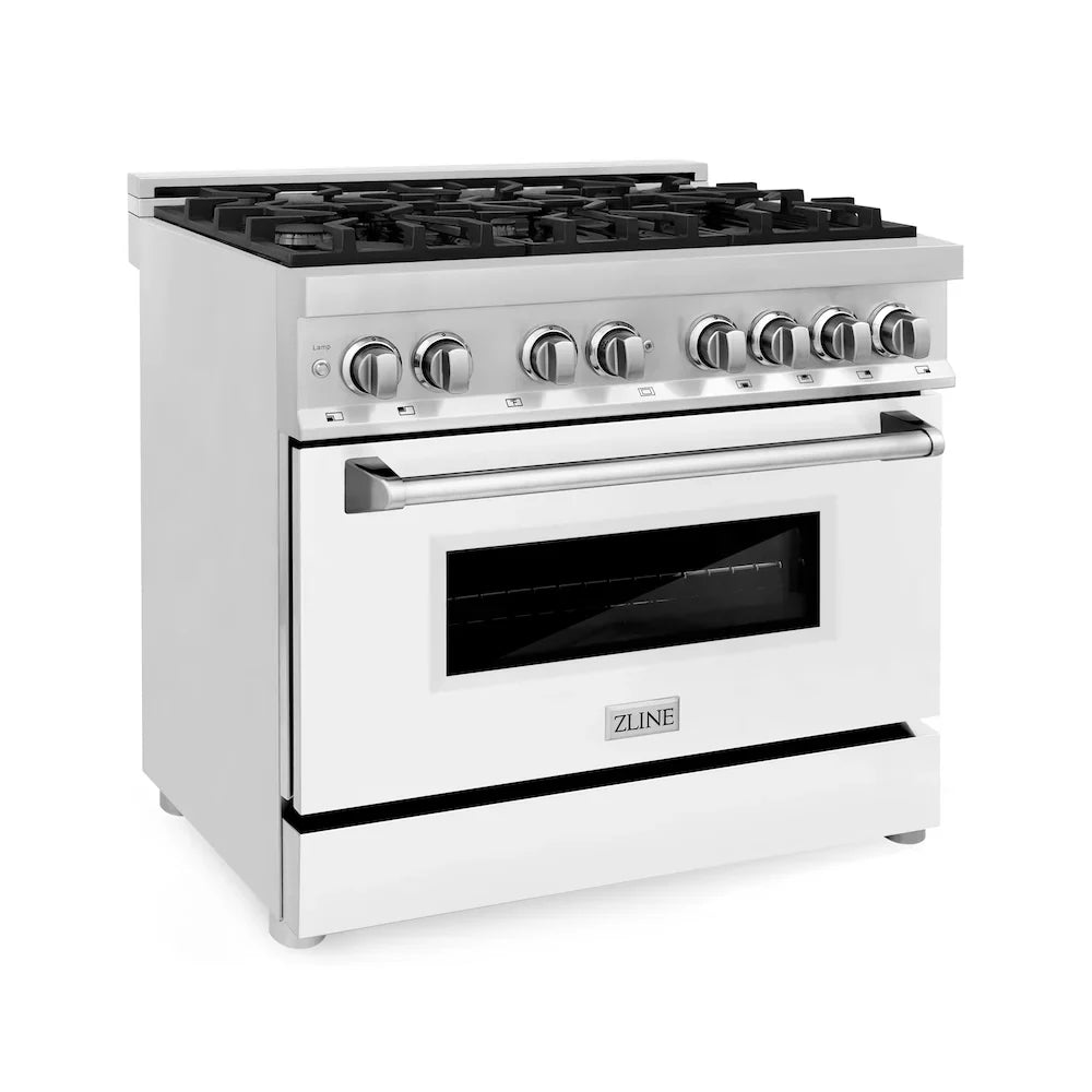 ZLINE 36" Bundle Range RA36 & Range Hood KB-36, 2KP-RAWMRH36