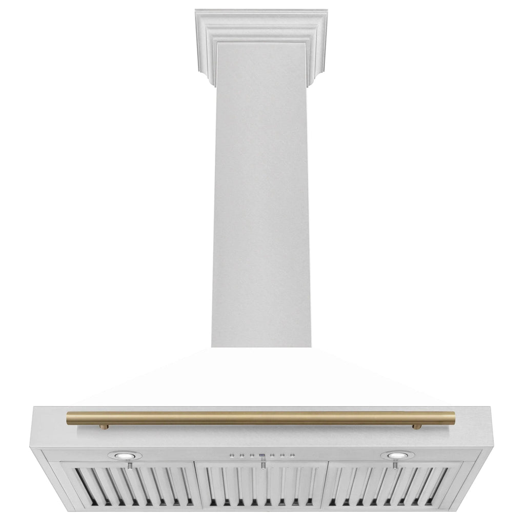 ZLINE 36" Autograph Stainless Wall Range Hood KB4SNZ-WM36-CB