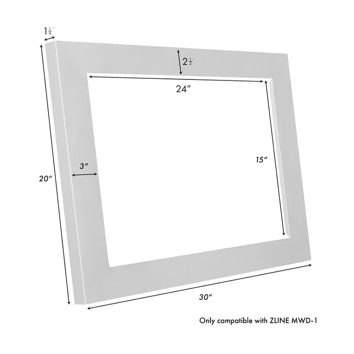 ZLINE Trim Kit for Microwave Drawer, Stainless Steel, TK-MWD