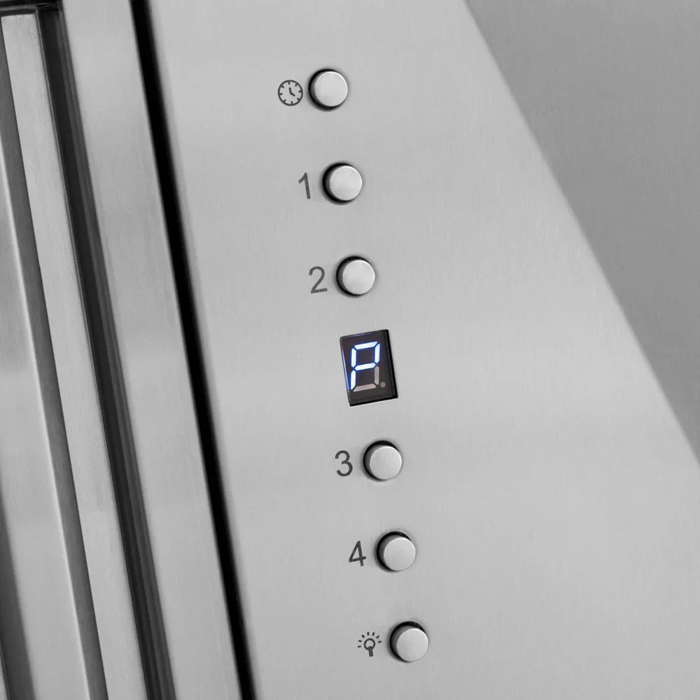 ZLINE 30" Autograph Stainless Wall Range Hood, White, 8654STZ-30-CB