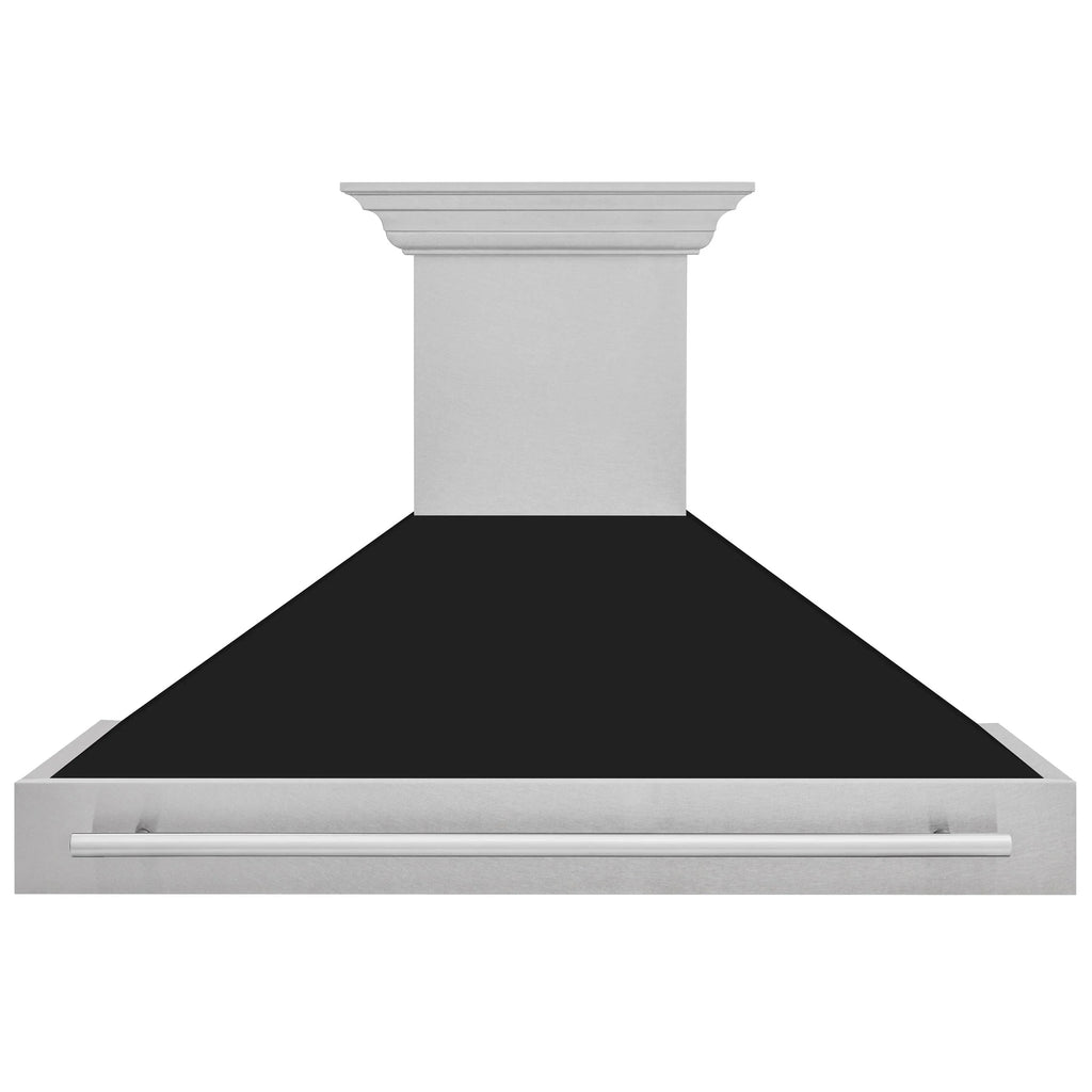 ZLINE 48" Autograph DuraSnow Black Matt Wall Range Hood 8654SNX-BLM-48