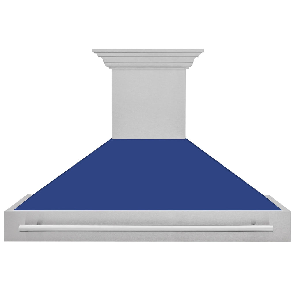 ZLINE 48" Autograph DuraSnow Stainless Wall Range Hood 8654SNX-BM-48
