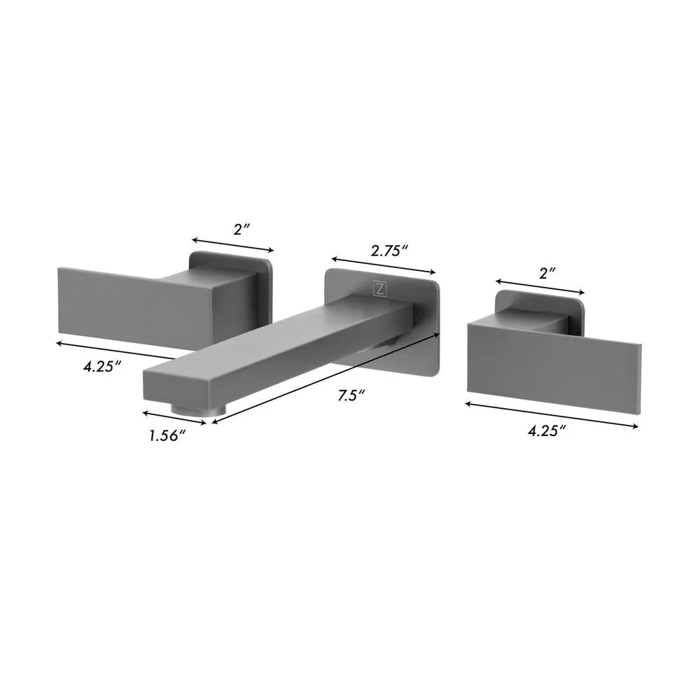 ZLINE Bliss Wall Mount Bath Faucet, BLS-BFW-GM