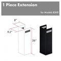 ZLINE 1-36" Chimney Extension, 9'-10' Ceiling, 1PCEXT-BSKBN