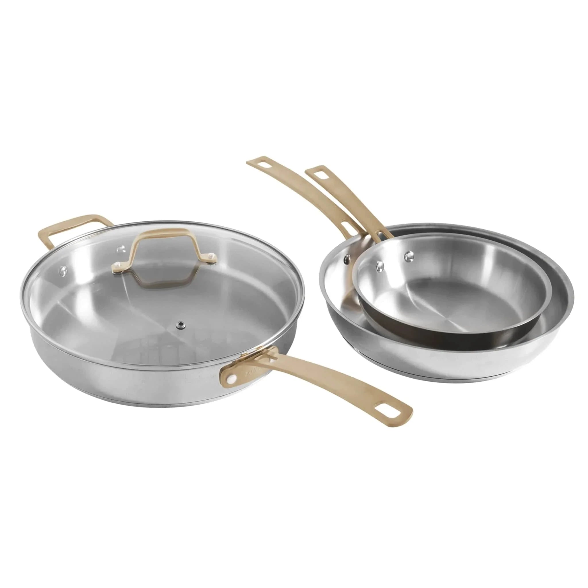 ZLINE 10-Piece Stainless Steel Non-Toxic Cookware Set CWSETL-ST-10