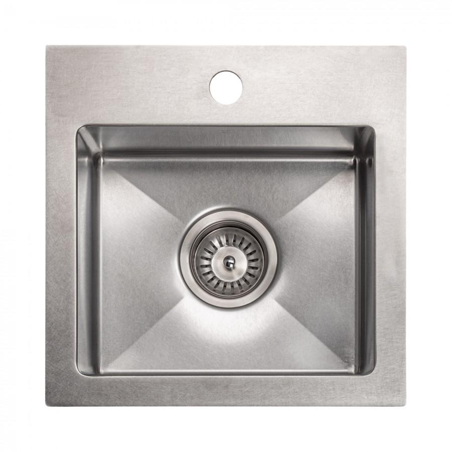 ZLINE 15" Topmount Single Bowl Bar Sink DuraSnow Stainless Steel, STS-15S