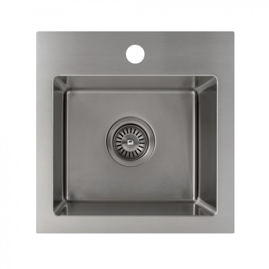 ZLINE 15" Topmount Single Bowl Bar Sink in Stainless Steel, STS-15