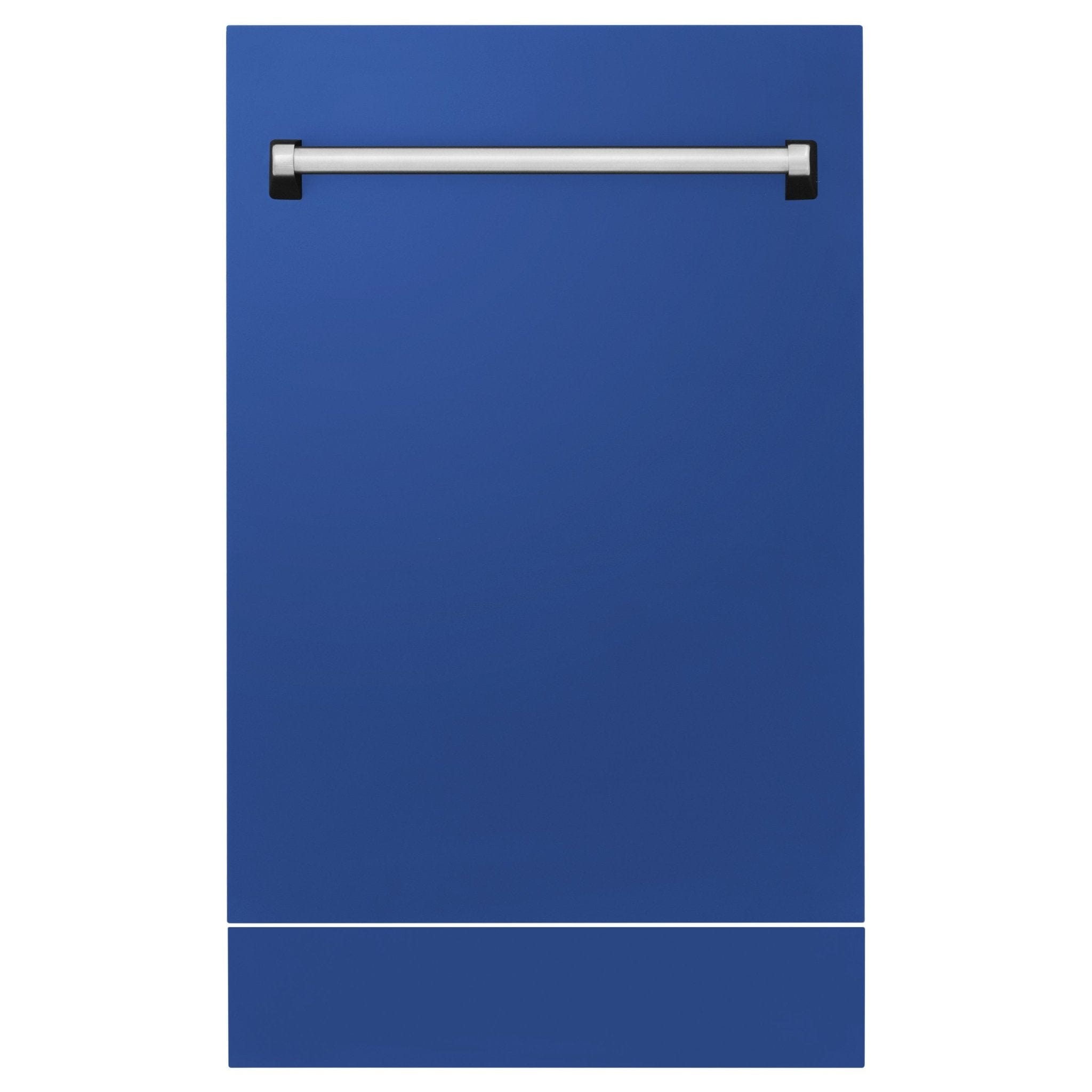 ZLINE 18" Dishwasher in Blue matt panel, Stainless Tub, DWV-BM-18