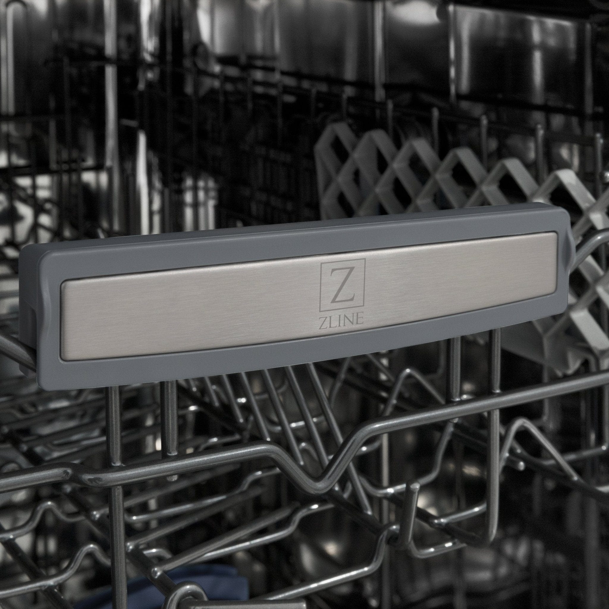ZLINE 18" Dishwasher in Blue matt panel, Stainless Tub, DWV-BM-18