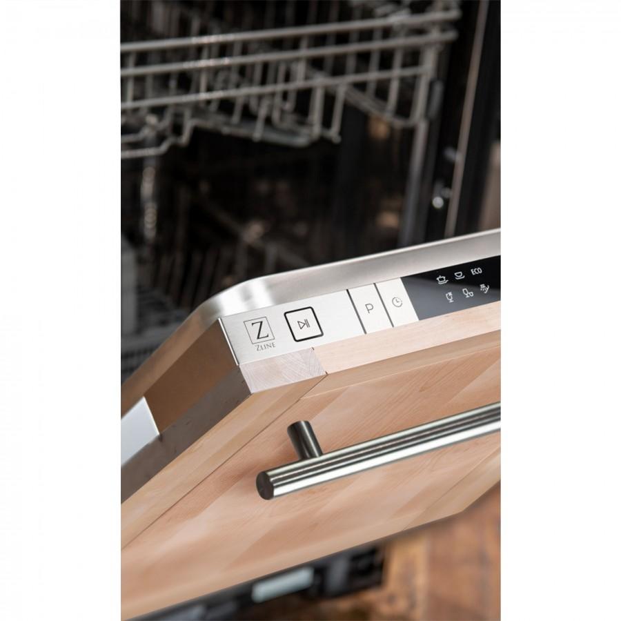 ZLINE 18" Dishwasher in Unfinished Wood with Stainless Steel Tub, DW-UF-18